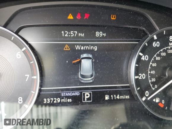 2020 Infiniti QX50 Luxe with VIN 3PCAJ5M14LF100495, listed as a Copart auction lot 60150975 with 33,729 mi miles and Non repairable. Bid and sale history available at DreamBid. Image 9.