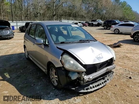 2008 Honda Fit Sport with VIN JHMGD38668S043186, listed as a Copart auction lot 48533055 with 95,396 mi miles and Salvage Title. Bid and sale history available at carsss.com. Image 11.