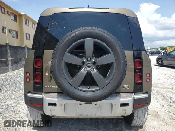 2023 Land Rover Defender S with VIN SALEJ6EX7P2237930, listed as a Copart auction lot 57584245 with 23,444 mi miles and Non repairable. Bid and sale history available at DreamBid. Image 6.