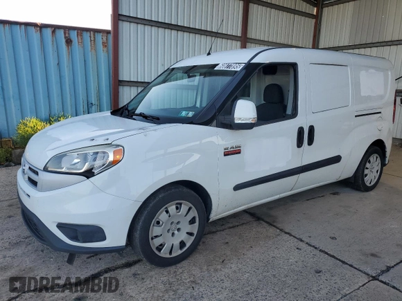 2017 Ram ProMaster City Cargo Tradesman SLT with VIN ZFBERFBB0H6E07666, listed as a Copart auction lot 60877895 with 115,367 mi miles and Clean title. Bid and sale history available at DreamBid. Image 1.