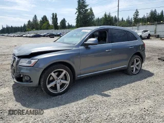 2015 Audi Q5 Premium Plus with VIN WA1CMAFP2FA032411, listed as a Copart auction lot 60981165 with 123,270 mi miles and Salvage title. Bid and sale history available at DreamBid. Image 1.