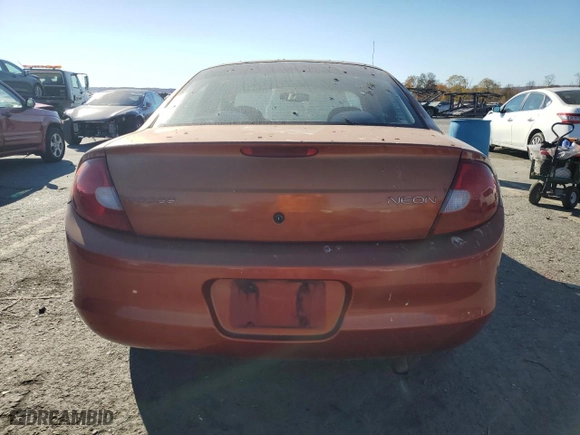 2000 Dodge Neon Highline with VIN 1B3ES46CXYD687325, listed as a Copart auction lot 77815514 with 43,947 mi miles and Clean Title. Bid and sale history available at carsss.com. Image 6.
