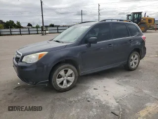 2015 Subaru Forester 2.5i with VIN JF2SJABC2FH470349, listed as a Copart auction lot 56432215 with 213,412 mi miles and Salvage title. Bid and sale history available at DreamBid. Image 1.
