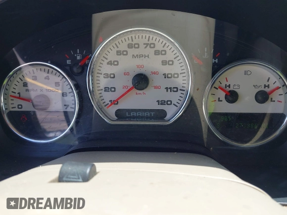 2005 Ford F-150 XLT with VIN 1FTRX12595KC66016, listed as a IAAI auction lot 42485204 with 279,386 mi miles and . Bid and sale history available at DreamBid. Image 7.