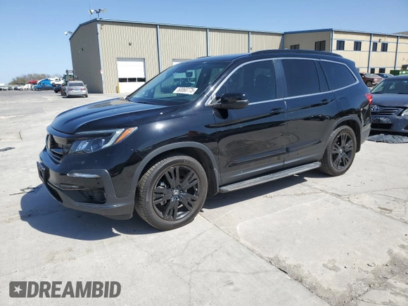 2022 Honda Pilot Special Edition with VIN 5FNYF5H27NB019514, listed as a Copart auction lot 50060775 with 91,998 mi miles and Salvage Title. Bid and sale history available at DreamBid. Image 1.