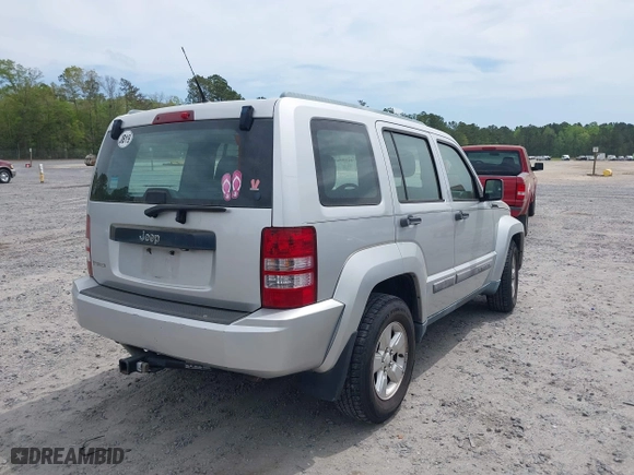 2011 Jeep Liberty Sport with VIN 1J4PP2GK6BW524454, listed as a IAAI auction lot 41985671 with 108,837 mi miles. Bid and sale history available at carsss.com. Image 4.