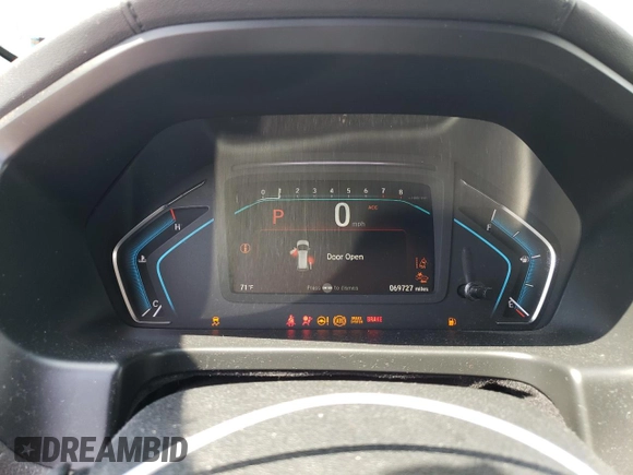 2019 Honda Odyssey Elite with VIN 5FNRL6H94KB067337, listed as a Copart auction lot 52540835 with 69,727 mi miles and Salvage Title. Bid and sale history available at DreamBid. Image 9.