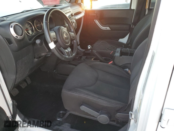 2017 Jeep Wrangler Unlimited Sahara with VIN 1C4BJWEG4HL701813, listed as a Copart auction lot 84496424 with 49,858 mi miles and Salvage title. Bid and sale history available at DreamBid. Image 7.