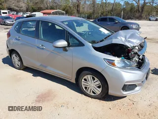 2018 Honda Fit LX with VIN 3HGGK5H57JM725861, listed as a IAAI auction lot 41679071 with 86,675 mi miles and . Bid and sale history available at DreamBid. Image 1.