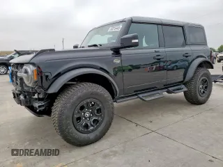 2023 Ford Bronco with VIN 1FMEE5DP1PLB95364, listed as a Copart auction lot 55315445 with 17,578 mi miles and Salvage title. Bid and sale history available at DreamBid. Image 1.
