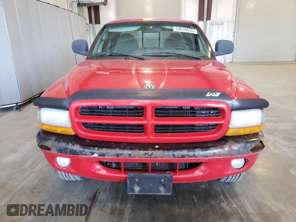 1999 Dodge Dakota SLT with VIN 1B7GG22YXXS215599, listed as a Copart auction lot 54630655 with 141,255 mi miles and Clean Title. Bid and sale history available at DreamBid. Image 5.