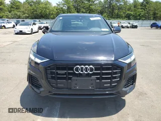 2021 Audi Q8 Premium z VIN WA1AVAF14MD036181, wystawiony jako Copart lot #58055543 z przebiegiem 20 312 mil mil oraz . Historia ofert i sprzedaży dostępna na DreamBid. Obrazek 5.