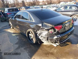2014 Audi S8 with VIN WAUD2AFD8EN003571, listed as a IAAI auction lot 41590474 with 102,342 mi miles. Bid and sale history available at carsss.com. Image 3.
