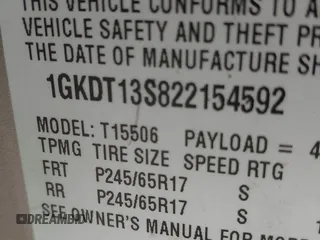 2002 GMC Envoy SLT with VIN 1GKDT13S822154592, listed as a IAAI auction lot 41389285 with 153,897 mi miles. Bid and sale history available at carsss.com. Image 9.