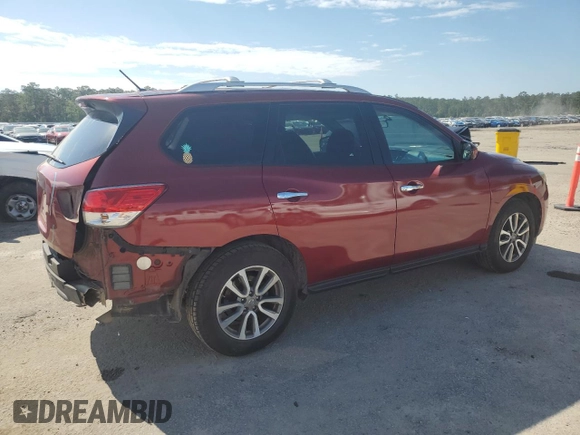 2016 Nissan Pathfinder S with VIN 5N1AR2MN1GC617035, listed as a Copart auction lot 56905365 with 162,939 mi miles and Clean title. Bid and sale history available at DreamBid. Image 3.