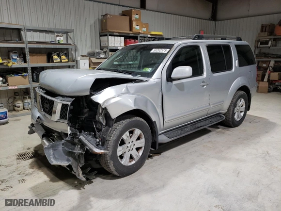 2005 Nissan Pathfinder LE with VIN 5N1AR18WX5C735787, listed as a Copart auction lot 50202575 with 188,965 mi miles and Salvage Title. Bid and sale history available at carsss.com. Image 1.