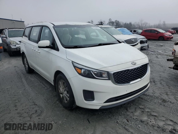 2016 Kia Sedona L with VIN KNDMA5C19G6173944, listed as a Copart auction lot 45194425 with 95,252 mi miles and Salvage Title. Bid and sale history available at carsss.com. Image 4.