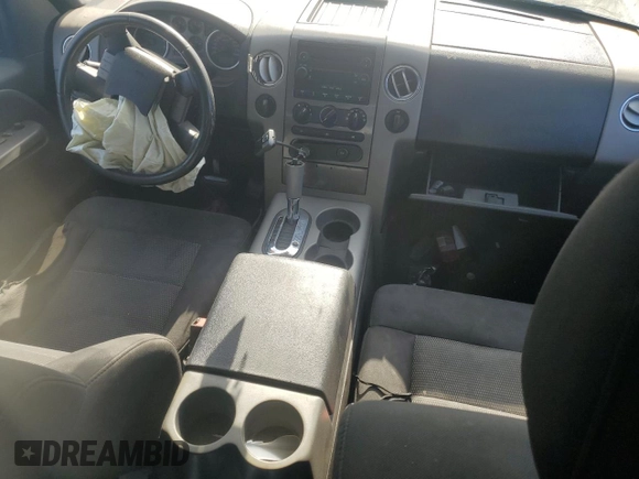 2005 Ford F-150 XLT with VIN 1FTPW14525KE57297, listed as a Copart auction lot 58652035 with Not provided miles and Salvage title. Bid and sale history available at DreamBid. Image 8.