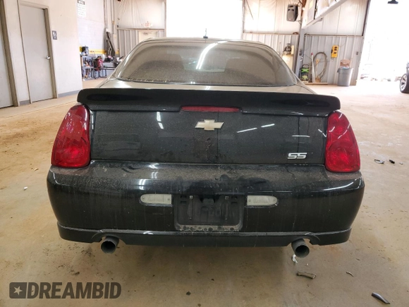 2006 Chevrolet Monte Carlo SS with VIN 2G1WL16C169325854, listed as a Copart auction lot 42837215 with 182,543 mi miles and Salvage Title. Bid and sale history available at carsss.com. Image 6.