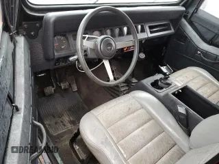 1995 Jeep Wrangler S with VIN 1J4FY19P6SP204427, listed as a Copart auction lot 44130185 with 373,692 mi miles and Salvage Title. Bid and sale history available at carsss.com. Image 8.