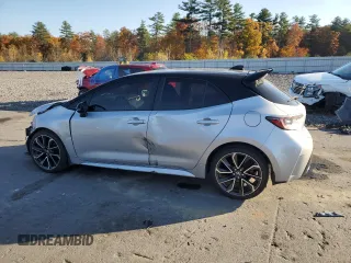 2020 Toyota Corolla Hatchback XSE with VIN JTNC4RBE8L3100859, listed as a Copart auction lot 76250864 with 56,467 mi miles and Salvage Title. Bid and sale history available at carsss.com. Image 2.