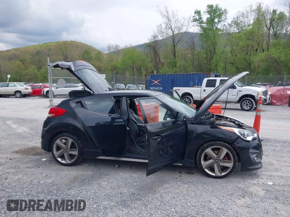 2013 Hyundai Veloster Turbo z VIN KMHTC6AE7DU106831, wystawiony jako IAAI lot #42115348 z przebiegiem 166 914 mil mil oraz . Historia ofert i sprzedaży dostępna na DreamBid. Obrazek 12.