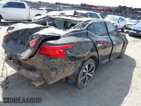 2018 Nissan Maxima SV with VIN 1N4AA6AP3JC399198, listed as a IAAI auction lot 41968317 with 145,701 mi miles. Bid and sale history available at carsss.com. Image 4.