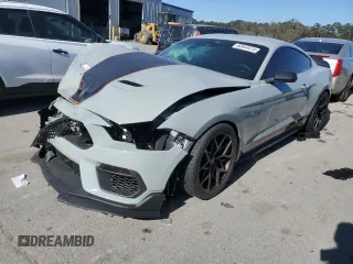 2021 Ford Mustang Mach 1 with VIN 1FA6P8R08M5552061, listed as a Copart auction lot 82644414 with 0 mi miles and Salvage Title. Bid and sale history available at carsss.com. Image 1.