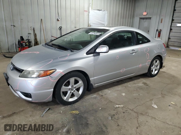 2008 Honda Civic EX-L z VIN 2HGFG12908H512633, wystawiony jako Copart lot #57243515 z przebiegiem 122 475 mil mil oraz Nie do naprawy • Non repairable. Historia ofert i sprzedaży dostępna na DreamBid. Obrazek 1.