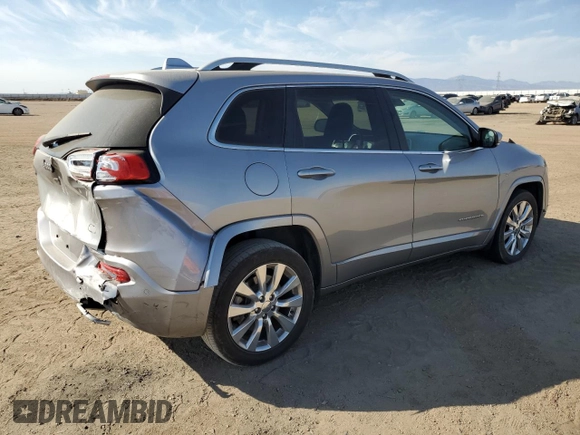 2017 Jeep Cherokee Overland с VIN 1C4PJLJS0HW574622, выставлен на аукционе Copart как лот 74615164 с пробегом 93 945 миль миль и Списание • Salvage title. История ставок и продаж доступна на DreamBid. Изображение 3.