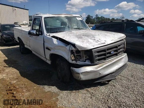 1993 Ford F-150 with VIN 1FTEF15Y5PNA80997, listed as a Copart auction lot 74607124 with 195,452 mi miles and Salvage Title. Bid and sale history available at carsss.com. Image 10.