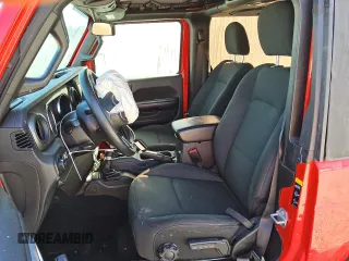 2021 Jeep Wrangler Sport with VIN 1C4GJXAN5MW737597, listed as a Copart auction lot 75238154 with 24,293 mi miles and Clean Title. Bid and sale history available at DreamBid. Image 7.