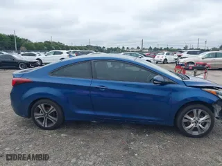 2014 Hyundai Elantra Coupe with VIN KMHDH6AH2EU027892, listed as a IAAI auction lot 41416425 with 120,098 mi miles. Bid and sale history available at carsss.com. Image 14.