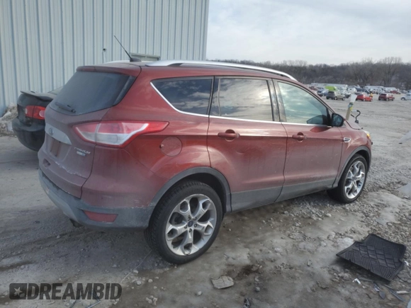 2014 Ford Escape Titanium with VIN 1FMCU9J90EUD58116, listed as a Copart auction lot 41972885 with 100,572 mi miles and Salvage Title. Bid and sale history available at carsss.com. Image 3.