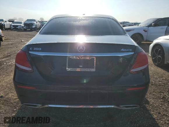 2018 Mercedes-Benz E 300 with VIN WDDZF4KB5JA370390, listed as a Copart auction lot 51099755 with 40,295 mi miles and Salvage title. Bid and sale history available at DreamBid. Image 6.