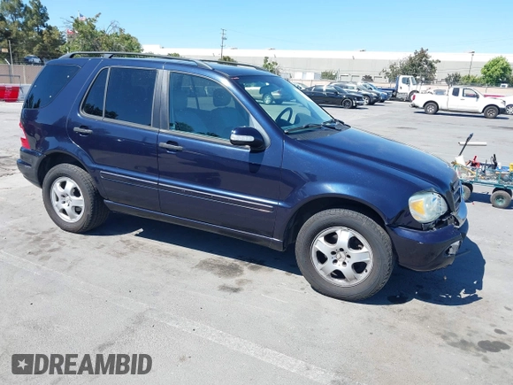 2002 Mercedes-Benz M 320/430/500 with VIN 4JGAB54EX2A336068, listed as a IAAI auction lot 42677467 with 184,624 mi miles and . Bid and sale history available at DreamBid. Image 1.