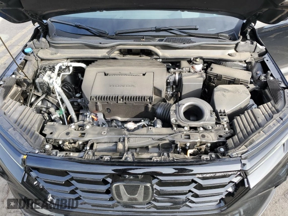 2025 Honda Pilot Black Edition with VIN 5FNYG1H98SB016703, listed as a Copart auction lot 82766044 with 16,758 mi miles and Salvage Title. Bid and sale history available at carsss.com. Image 12.