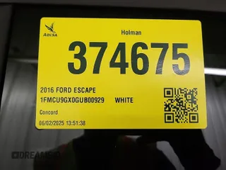 2016 Ford Escape SE с VIN 1FMCU9GX0GUB00929, выставлен на аукционе IAAI как лот 42503267 с пробегом 95 079 миль миль и . История ставок и продаж доступна на DreamBid. Изображение 27.