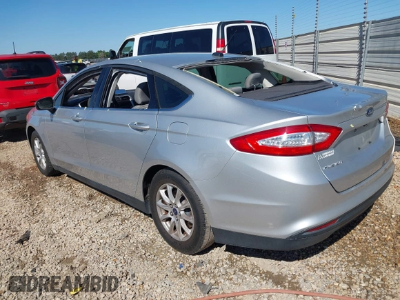 2016 Ford Fusion S z VIN 3FA6P0G76GR377005, wystawiony jako IAAI lot #42006585 z przebiegiem 100 575 mil mil oraz . Historia ofert i sprzedaży dostępna na DreamBid. Obrazek 3.
