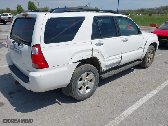 2006 Toyota 4Runner SR5 with VIN JTEBU14R768064604, listed as a IAAI auction lot 42059877 with 166,548 mi miles. Bid and sale history available at carsss.com. Image 4.