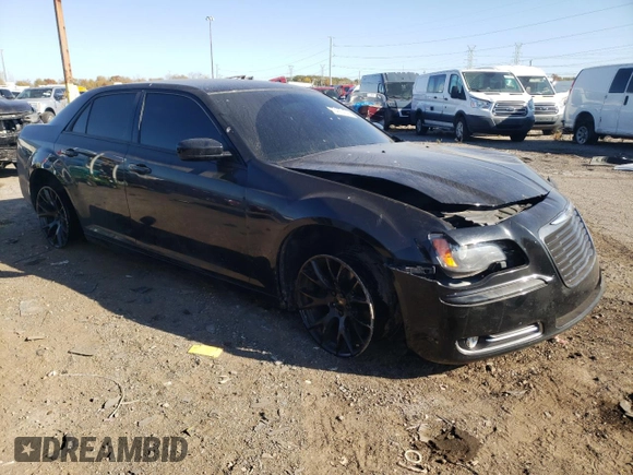 2014 Chrysler 300 with VIN 2C3CCABG5EH309524, listed as a Copart auction lot 76442434 with 143,939 mi miles and Salvage Title. Bid and sale history available at carsss.com. Image 4.