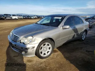2005 Mercedes-Benz C 240 with VIN WDBRF61J45A741882, listed as a Copart auction lot 87228244 with 94,595 mi miles and Salvage Title. Bid and sale history available at DreamBid. Image 1.