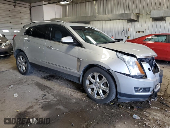 2014 Cadillac SRX Performance Collection with VIN 3GYFNFE30ES680042, listed as a Copart auction lot 56765445 with 91,174 mi miles and Non repairable. Bid and sale history available at DreamBid. Image 4.