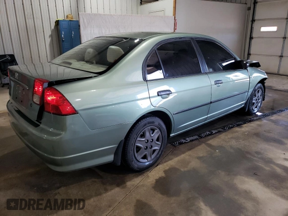 2004 Honda Civic VP with VIN 1HGES16334L015427, listed as a Copart auction lot 55235815 with 183,744 mi miles and Salvage title. Bid and sale history available at DreamBid. Image 3.