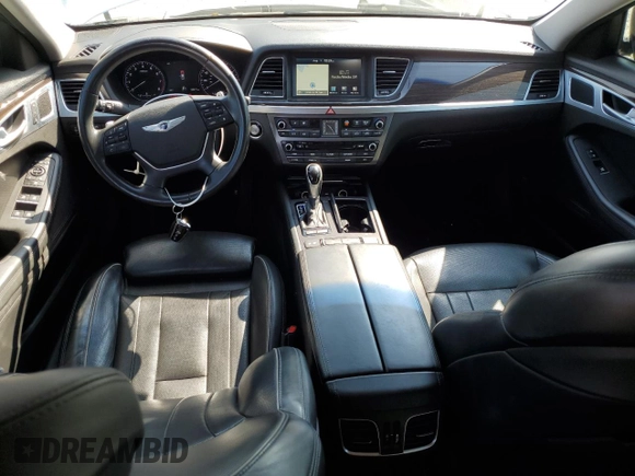 2016 Hyundai Genesis 3.8L with VIN KMHGN4JE4GU107200, listed as a Copart auction lot 64961584 with 100,277 mi miles and Salvage Title. Bid and sale history available at carsss.com. Image 8.