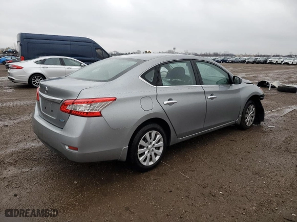 2014 Nissan Sentra S with VIN 3N1AB7AP6EL677862, listed as a Copart auction lot 51350375 with 117,970 mi miles and Salvage Title. Bid and sale history available at carsss.com. Image 3.