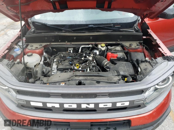 2023 Ford Bronco Sport Big Bend with VIN 3FMCR9B64PRD44560, listed as a Copart auction lot 59221115 with 24,837 mi miles and Salvage title. Bid and sale history available at DreamBid. Image 12.