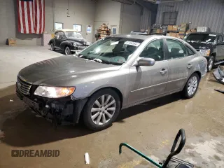 2009 Hyundai Azera GLS with VIN KMHFC46D59A371628, listed as a Copart auction lot 87460584 with 103,077 mi miles and Salvage Title. Bid and sale history available at DreamBid. Image 1.