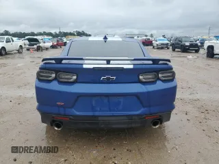 2022 Chevrolet Camaro LT1 with VIN 1G1FF1R79N0129384, listed as a Copart auction lot 45102345 with 42,517 mi miles and Salvage Title. Bid and sale history available at carsss.com. Image 6.