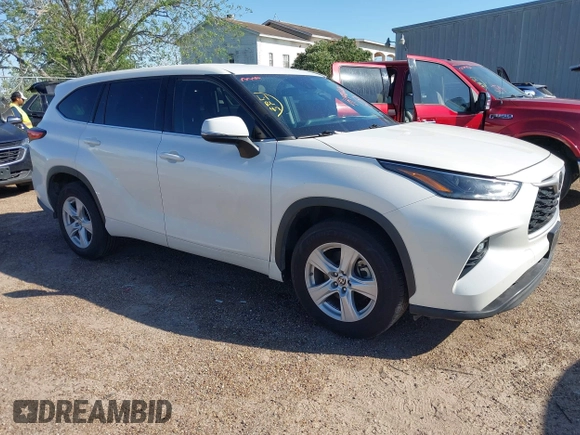 2021 Toyota Highlander L with VIN 5TDZZRAH2MS515171, listed as a IAAI auction lot 41976426 with 63,339 mi miles and . Bid and sale history available at DreamBid. Image 1.